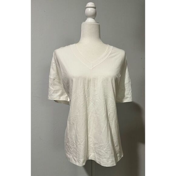 Lululemon white top 6 - Picture 1 of 7